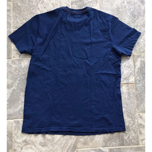 Nautica Jeans Co Size Small Graphic Tshirt “Get Your Ship Together” Blue Slim - Picture 4 of 4